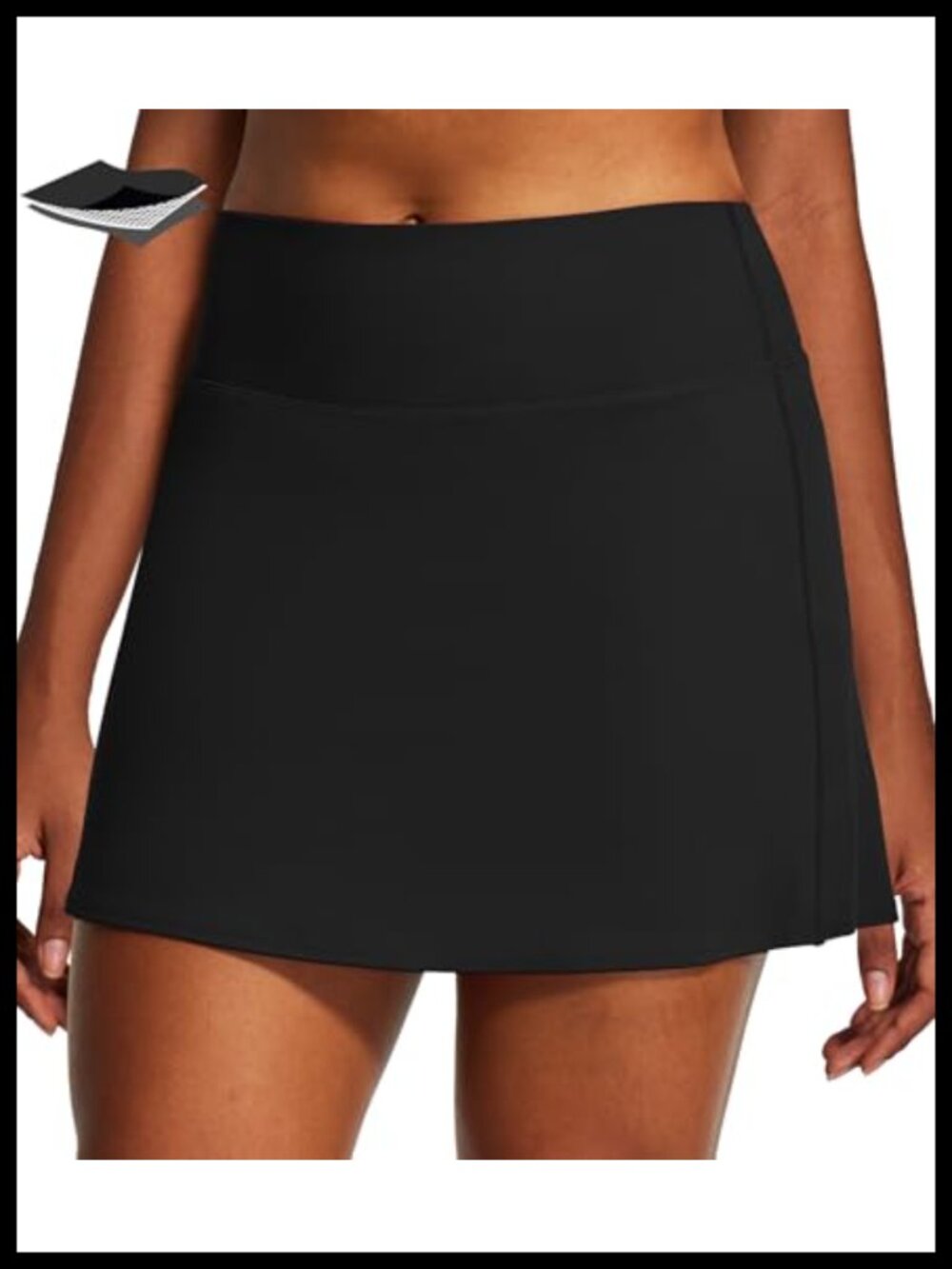Women's A-Line Tennis Skort with Pockets High Waisted Athletic Skirt Built-in